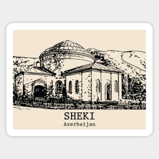 Sheki - Azerbaijan Sticker